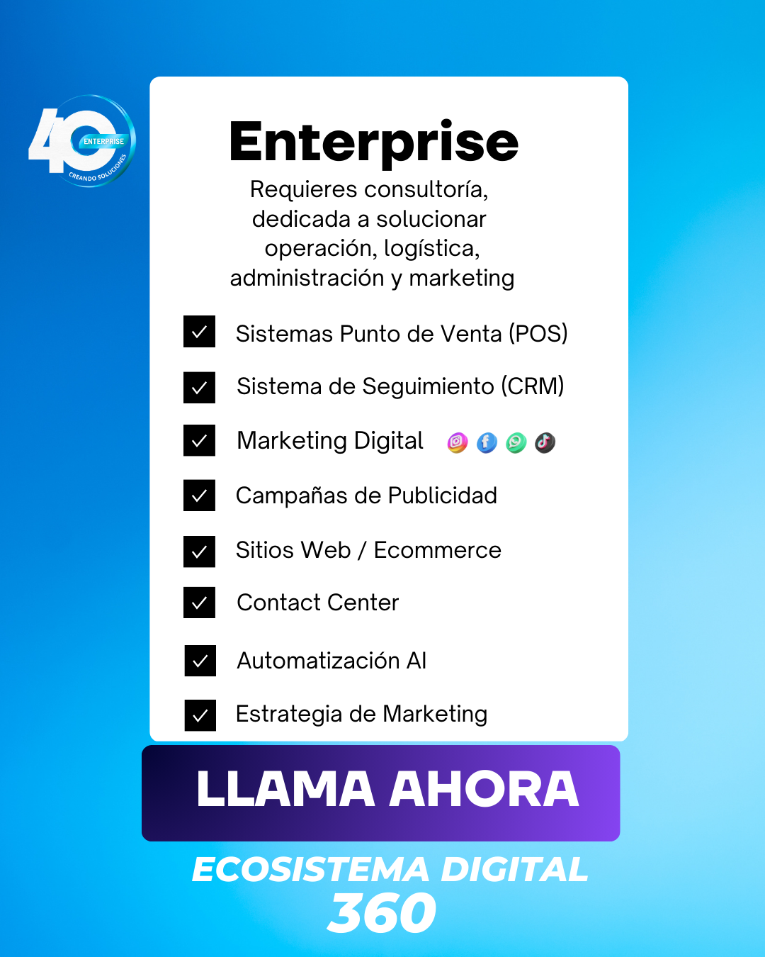 Paquete Enterprise (Ecosistema Digital 360)